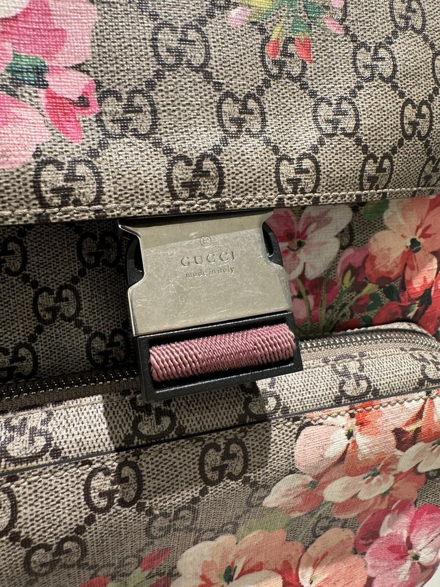 Gucci GG Blooms Print Canvas Buckle Backpack | eBay display picture 1