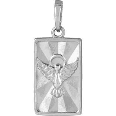 Heiliger Geist & Taube Anhänger in Platin