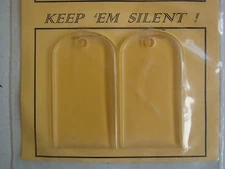 USN USMC USCG USAF ARMY GI ALL RANKS MOS SOLDIER CLEAR DOG TAG CHAIN SILENCERS