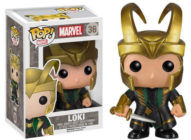 Funko Pop! Vinyl: Marvel - Loki (Helmet) #36 +Protector