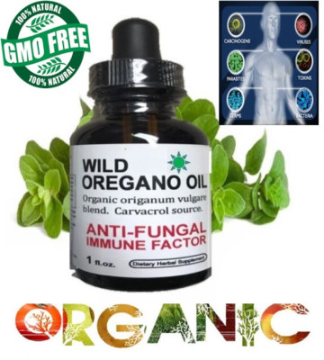 OREGANO ESSENTIAL OIL 30 ml 100% ORGANIC ANTIFUNGAL ANTI-FUNGAL Inmune support 