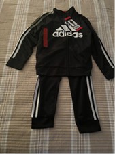 NWT adidas Toddler Boys 2-pc. Track Suit Black Size 6 MSRP 52