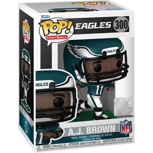 A.J. BROWN Funko Pop! NFL Vinyl Figure #300 Philadelphia Eagles