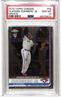 PSA10】Guerrero Jr. 2019 Topps Chrome RC
