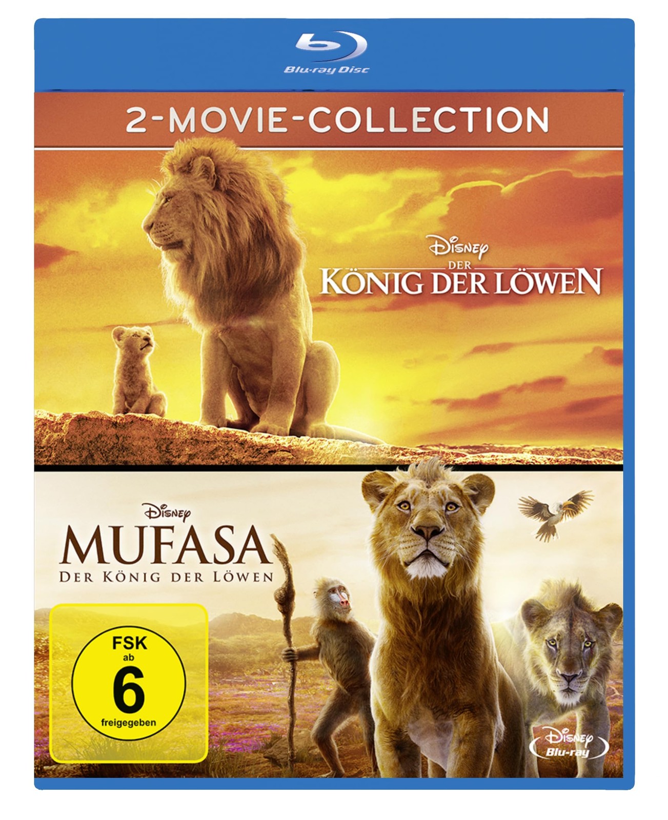 König der Löwen + Mufasa (Live Action)/2 Blu-ray (Blu-ray) Jon Favreau