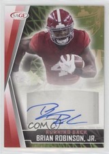 2022 SAGE High Series Auto Red Brian Robinson Jr #A-BRJ Auto 17j1