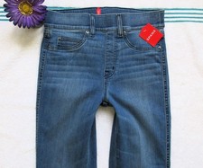 SPANX Size S Small Womens Jeans Cropped Flare Pull-On Denim Pant New