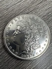 1890 CC Morgan Silver Dollar Blast White Mirror Finish BU Ms+++++ Rare Find. WOW