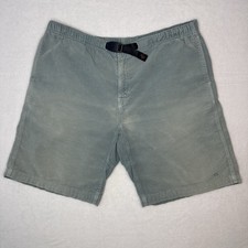 Vintage Gramicci Corduroy Shorts Mens L Faded Gray Climbing Skate Surf USA Made