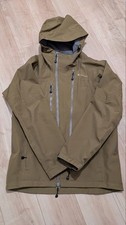 Snow Peak Khaki Mountain Parka Waterproof 3L Rain Jacket M