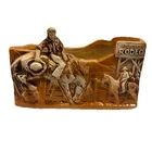 McCoy Wild West Rodeo Cowboy Planter Glazed Ceramic USA 3D READ