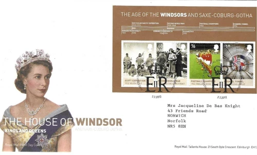 GB Comm/FDC - The House of Windsor - Edinburgh -  2012 (RM927)