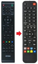 Fernbedienung geeignet für DYON ENTER32PRO-X2 | ENTER32PROX2 | LIVE24B