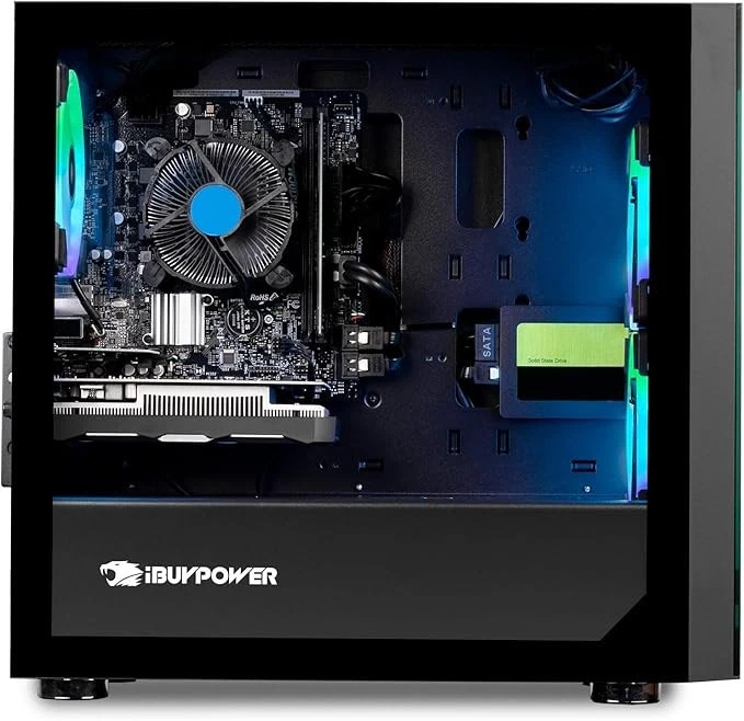 IBUYPOWER ELEMENT MINI 9300 RYZEN 3 3100 8GB 240GB SSD AMD RADEON RX 550 - BLACK - Image 2 of 4