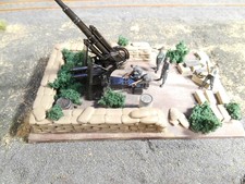 HO Roco Minitanks 7th Panzer Artillery Battery with Soldiers Hand Painted A2833
