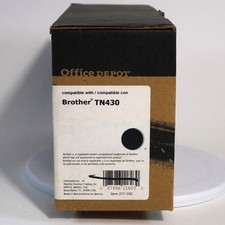 Office Depot Brother TN-430 Black Laser Toner Cartridge Sealed