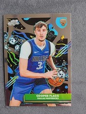2025-26 TOPPS COSMIC CHROME COOPER FLAGG ROOKIE BASE #12 DALLAS MAVERICKS ROY