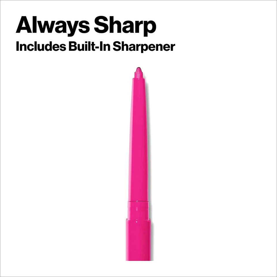 Revlon ColorStay Lip Liner Pencil with Built-in Sharpener - 677 Fuchsia - Image 2 of 4