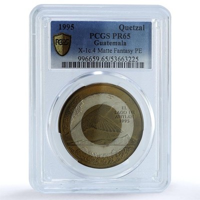 Guatemala 1 quetzal Colibri Pattern Matte PE X#1c.4 PR65 PCGS