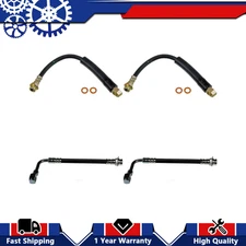For Chevrolet Impala 5.7L 1994-1996 Front Rear Kit Brake Hose Line 4PCS