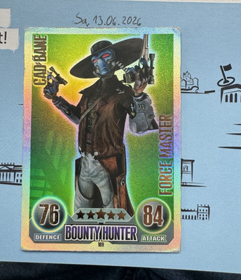 Topps Star Wars Force Attax Nr. 189 Cad Bane Mercenary Holo Bounty Hunter