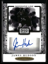 James Hudson 2021 SAGE Premier Draft #A71 Autographs Black Cincinnati Auto