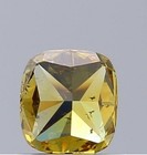 GIA Certified 0.61ct Natural Fancy Deep Orangey Yellow M.Cushion Cut Diamond — photo 4