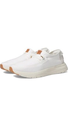 Hey Dude Sirocco Neutrals Sneakers Mens US 11 White Slip On Casual Shoes HAWK436