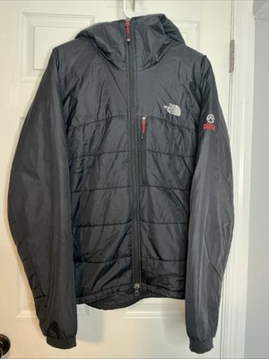 The North Face Summit Series Full Zip Hoody Men s Large Black has visible stains
