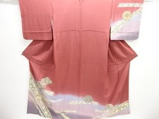 7683755: JAPANESE KIMONO / HOMONGI / FLOWER CREST