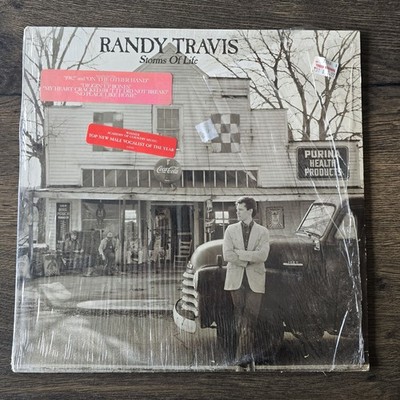 Randy Travis Storms of Life 12'' Vinyl Record USA VG+ VG+