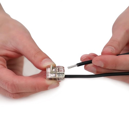 100pcs WAGO 2 Pole Terminal/Connectors with Lever Lock 4mm 440V 32A 221-482 - Picture 4 of 6