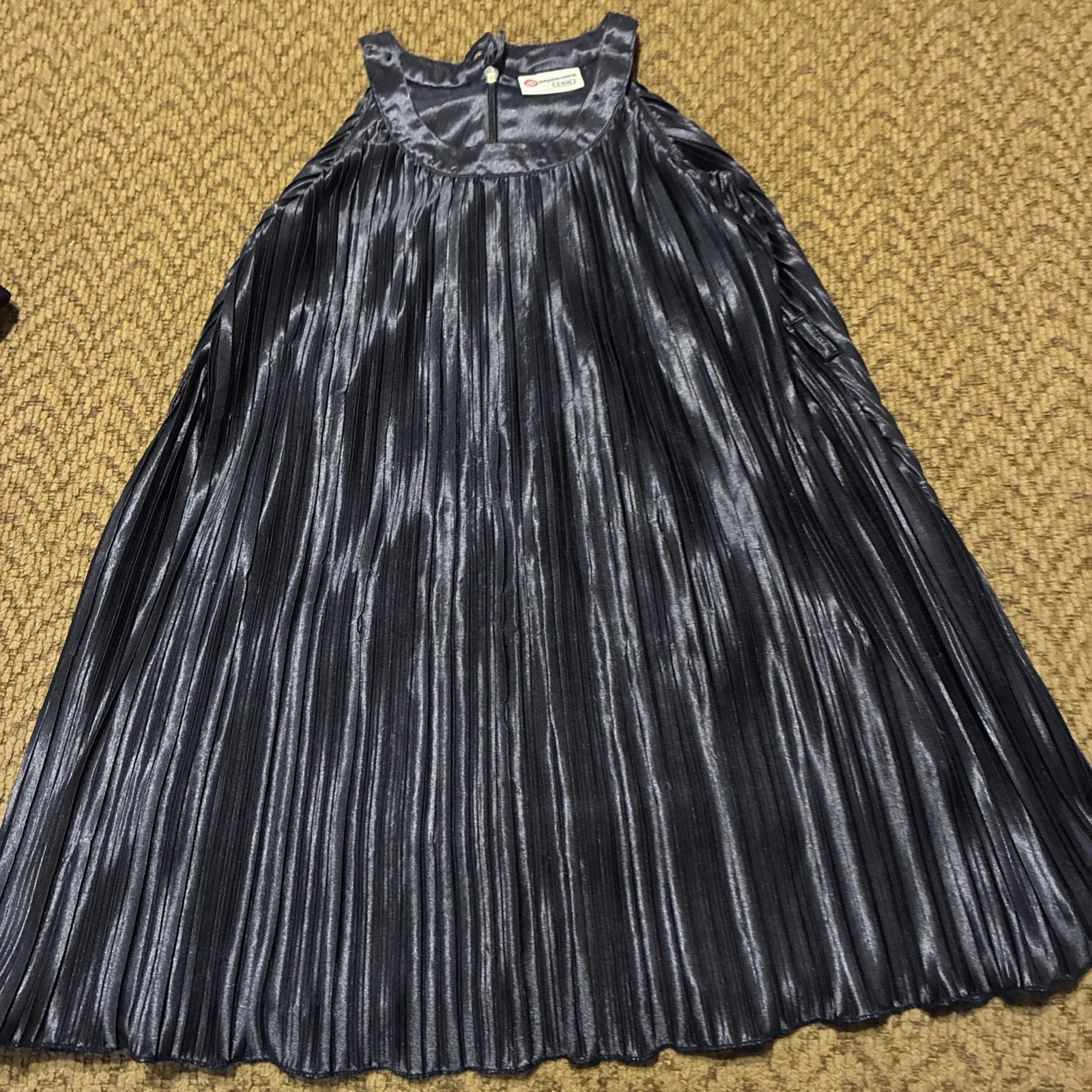 3-4 Years Peppermint Girls A-Line Gray-purple Pleated Summer Wedding Boutique
