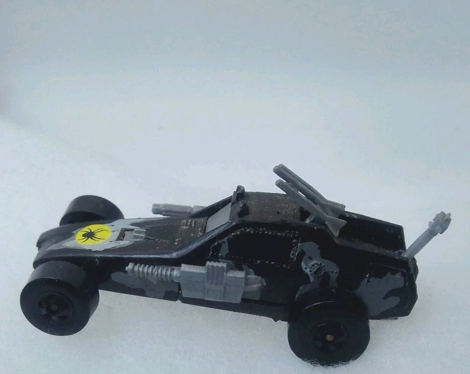Hot Wheels Rare 1981 Hot Wheels Mega Force Destroyer Black With Spider Mint - Image 3 of 4