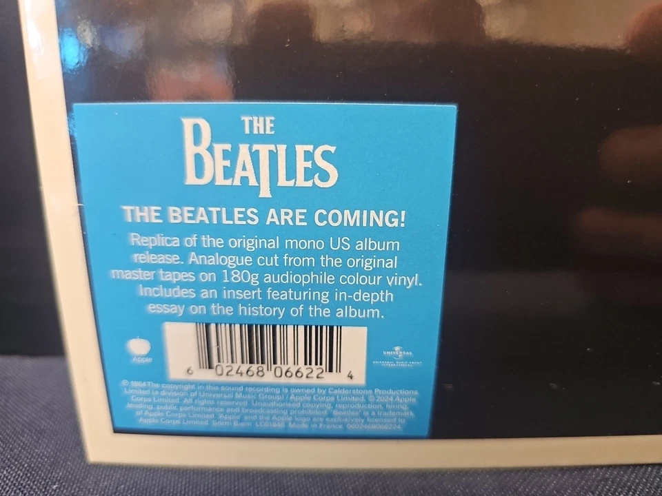 The Beatles : Meet The Beatles! (Ltd 60th 180g BLUE VINYL RECORD) NEW SEALED - Image 3 of 4