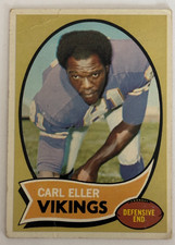 CARL ELLER 1970 Topps Football card MINNESOTA VIKINGS