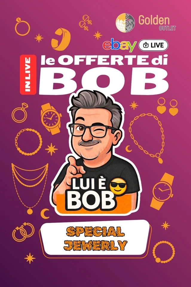 18/08/26 - SPECIAL JEWERLY - Aste da 1€ su tantissimi Gioielli in esclusiva
