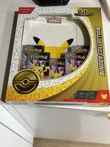 Pokemon TCG 30th Celebration Binder Collection Sealed English 5 Packs IN HAND