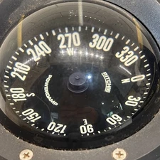Vintage Richie Model B-80 Marine Compass in Aqua Meter Box READ & See photos.
