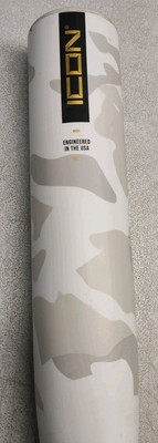 Batte Baseball Rawlings Icon USSSA 2025 - 30 Pouces / 25 Oz (-5) Camouflage Blanc