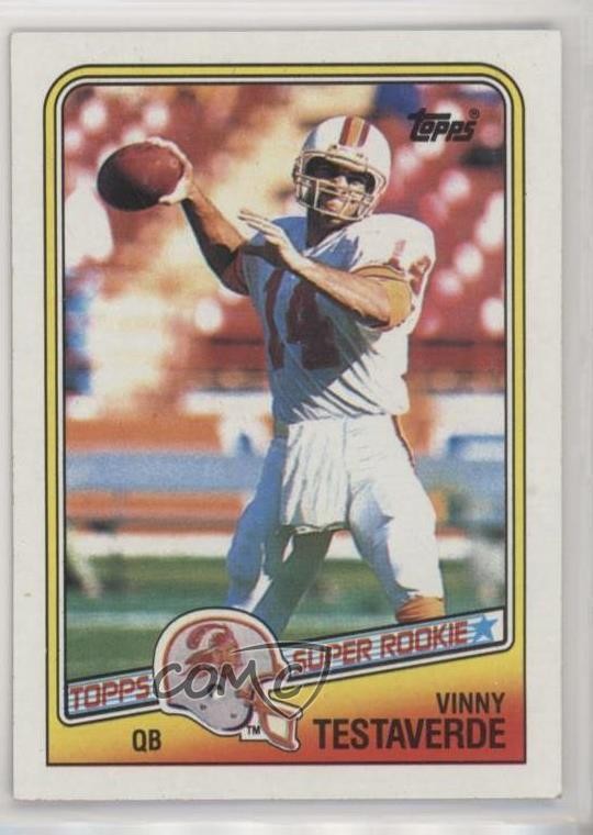 1988 Topps Vinny Testaverde #352 Rookie RC 12g7