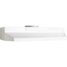 Broan F40000 Series 30-In. Two-Speed 4-Way Convertible Under Cabinet Range Hood