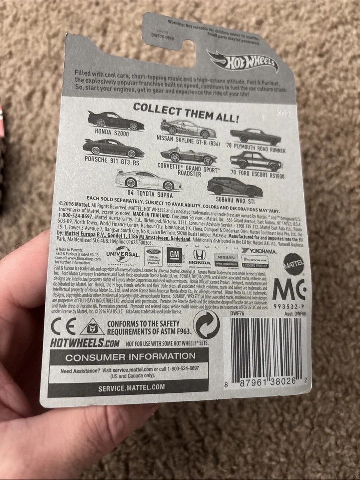 1/64 Johnny Lightning Fast And Furious Fast 5 Corvette Grand Sport 38026 - Image 2 of 3