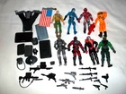 VTG G I Joe lot figures weapons Longarm First Strike Alley 1984 Hooded v2 cobra