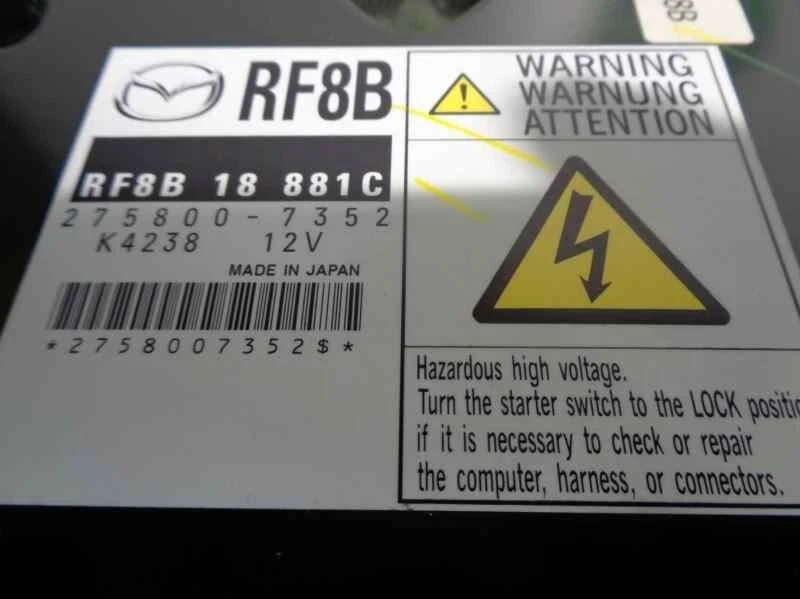 RF8B18881C centralita motor uce para MAZDA 3 BERLINA (BK) 2.0 2003 2912758 - Immagine 4 di 4