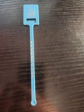 Pan Am Pan American Swizzle Stir Stick Bottle Opener Blue Made IN USA