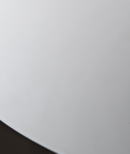 Coffee Table with Concrete Effect Shelf Black Glass Top Round Living Room Table - Picture 5 of 5
