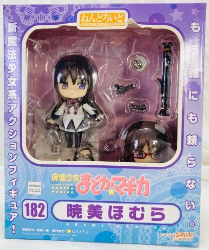 Used Nendoroid 182 Akemi Homura Madoka Magica Good Smile Company