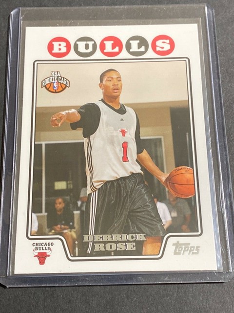 Derrick Rose 2008 09 Topps Rookie Card Chicago Bulls EBay