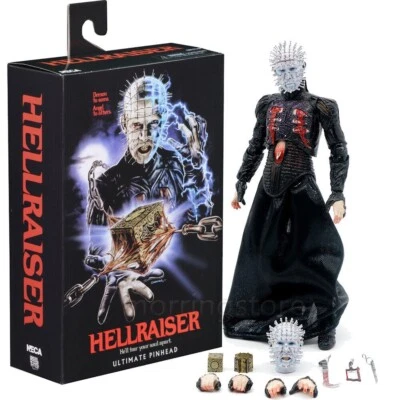 NECA Hellraiser Pinhead Hell Priest Pinhead 7" Action Figure Model Toy Halloween